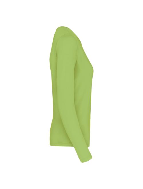 LADIES' LONG SLEEVE CREW NECK T-SHIRT