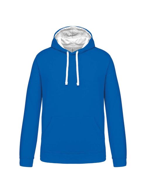 MEN'S CONTRAST HOODED SWEATSHIRT