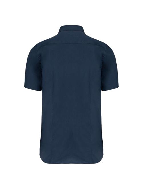 SHORT-SLEEVED COTTON/ELASTANE SHIRT