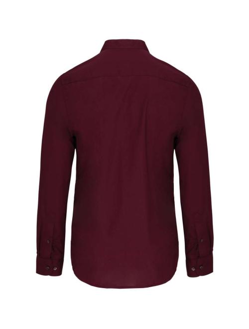 MEN'S LONG-SLEEVED MANDARIN COLLAR SHIRT