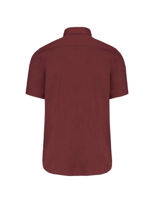 SHORT-SLEEVED COTTON/ELASTANE SHIRT