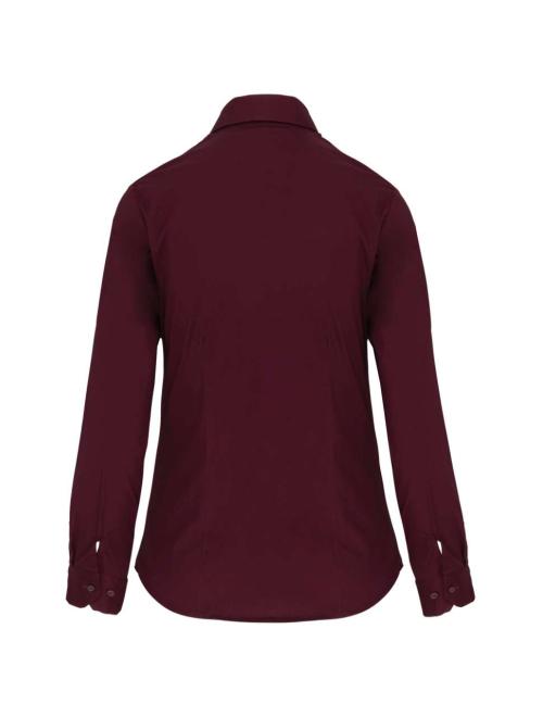 LADIES' LONG-SLEEVED STRETCH SHIRT