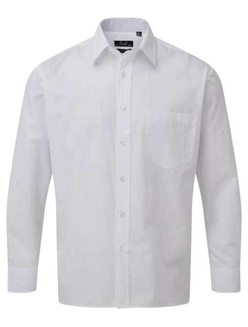 MEN'S LONG SLEEVE POPLIN SHIRT