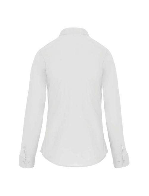 LADIES' LONG-SLEEVED MANDARIN COLLAR SHIRT