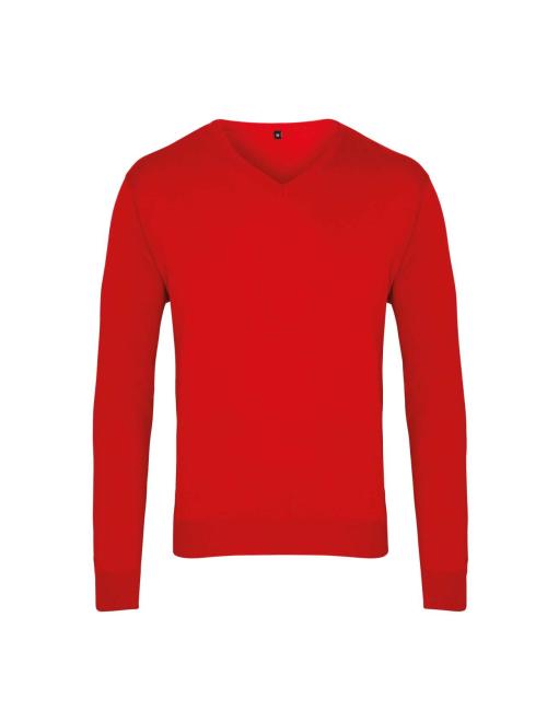 MEN'S KNITTED V-NECK SWEATER