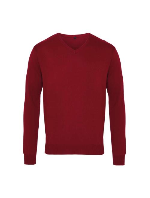 MEN'S KNITTED V-NECK SWEATER