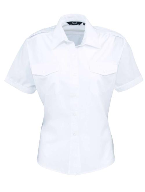 WOMEN'S SHORT SLEEVE PILOT SHIRT WOMEN'S SHORT SLEEVE PILOT SHIRT