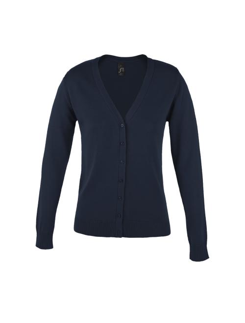 SOL'S GOLDEN WOMEN - V-NECK KNITTED CARDIGAN