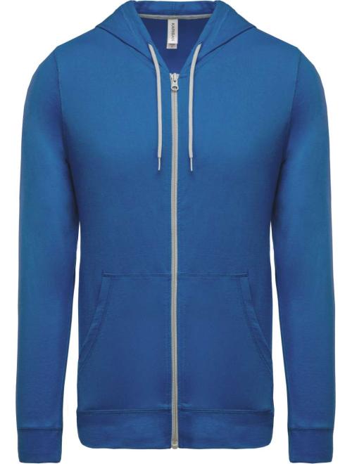 LIGHTWEIGHT COTTON HOODED SWEATSHIRT