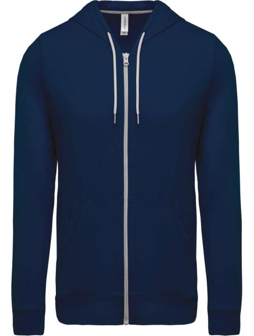 LIGHTWEIGHT COTTON HOODED SWEATSHIRT