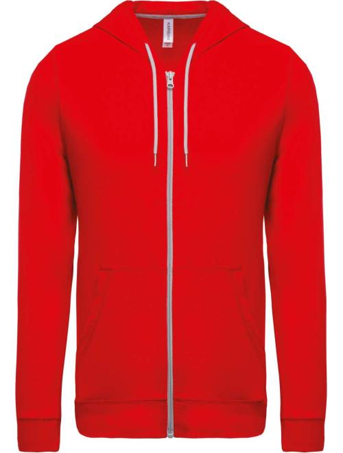 LIGHTWEIGHT COTTON HOODED SWEATSHIRT