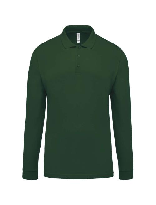 MEN'S LONG-SLEEVED PIQUÉ POLO SHIRT
