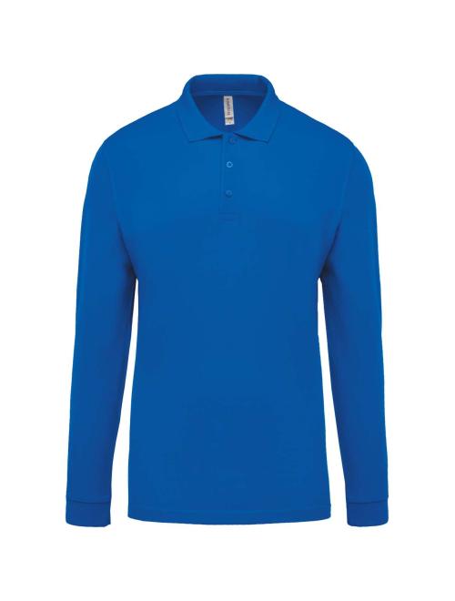 MEN'S LONG-SLEEVED PIQUÉ POLO SHIRT