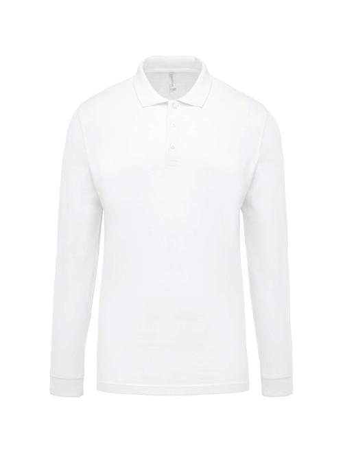 MEN'S LONG-SLEEVED PIQUÉ POLO SHIRT