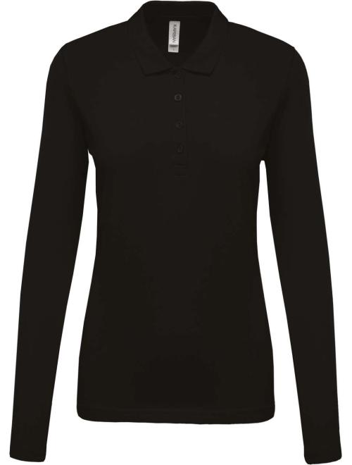 LADIES’ LONG-SLEEVED PIQUÉ POLO SHIRT