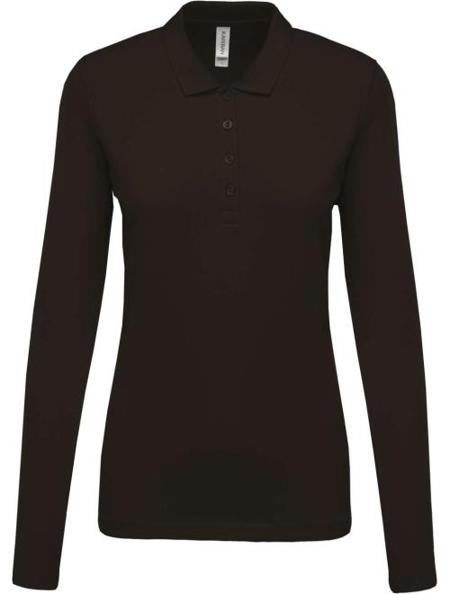 LADIES’ LONG-SLEEVED PIQUÉ POLO SHIRT LADIES’ LONG-SLEEVED PIQUÉ POLO SHIRT