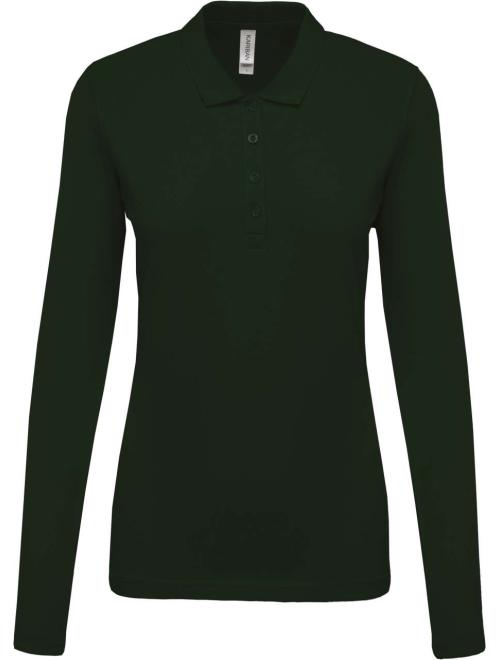 LADIES’ LONG-SLEEVED PIQUÉ POLO SHIRT LADIES’ LONG-SLEEVED PIQUÉ POLO SHIRT