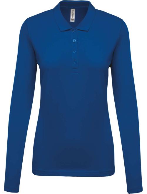 LADIES’ LONG-SLEEVED PIQUÉ POLO SHIRT LADIES’ LONG-SLEEVED PIQUÉ POLO SHIRT