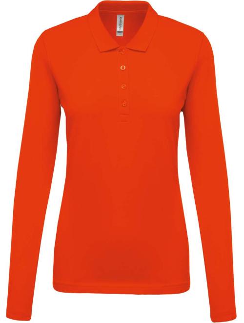 LADIES’ LONG-SLEEVED PIQUÉ POLO SHIRT LADIES’ LONG-SLEEVED PIQUÉ POLO SHIRT