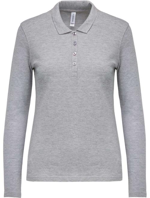 LADIES’ LONG-SLEEVED PIQUÉ POLO SHIRT LADIES’ LONG-SLEEVED PIQUÉ POLO SHIRT