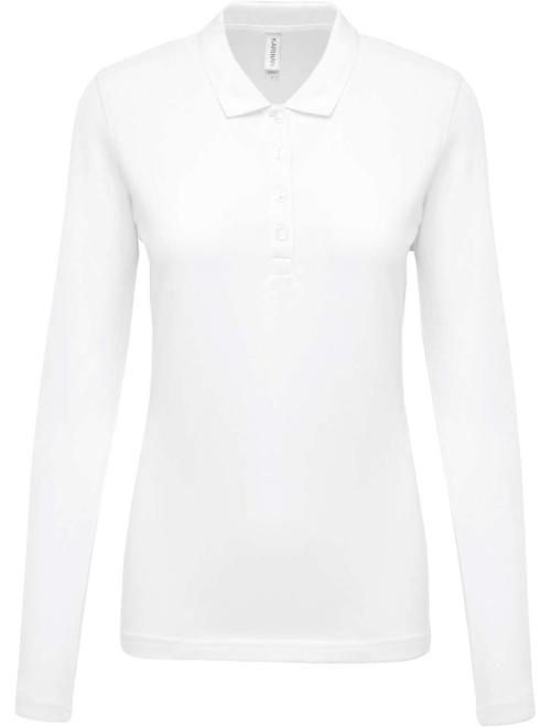 LADIES’ LONG-SLEEVED PIQUÉ POLO SHIRT LADIES’ LONG-SLEEVED PIQUÉ POLO SHIRT