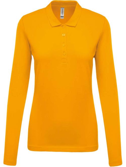 LADIES’ LONG-SLEEVED PIQUÉ POLO SHIRT LADIES’ LONG-SLEEVED PIQUÉ POLO SHIRT