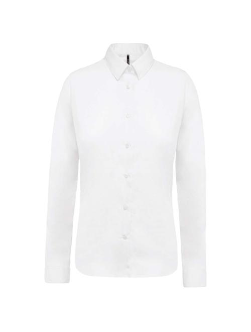 LADIES’ LONG-SLEEVED COTTON POPLIN SHIRT