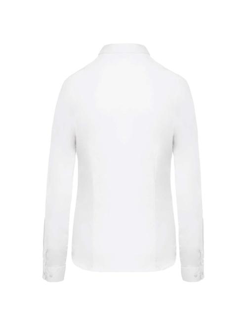 LADIES’ LONG-SLEEVED COTTON POPLIN SHIRT