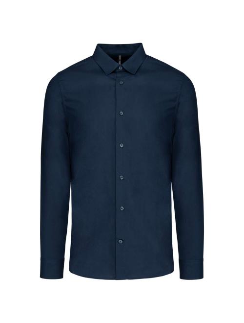 MEN’S LONG-SLEEVED COTTON POPLIN SHIRT