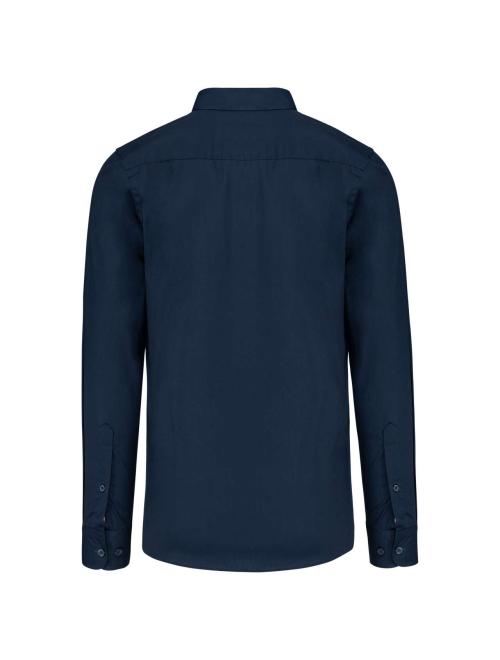 MEN’S LONG-SLEEVED COTTON POPLIN SHIRT