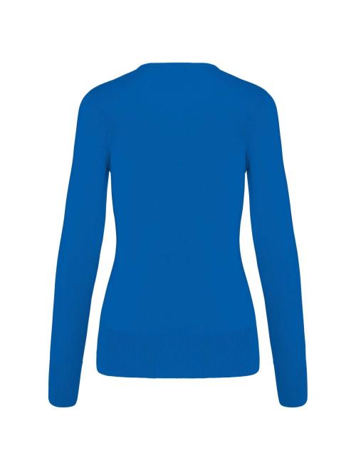 LADIES' V-NECK JUMPER