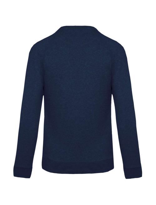 MEN'S ORGANIC COTTON CREW NECK RAGLAN SLEEVE SWEATSHIRT