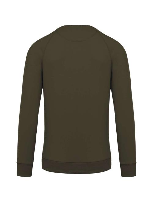 MEN'S ORGANIC COTTON CREW NECK RAGLAN SLEEVE SWEATSHIRT MEN'S ORGANIC COTTON CREW NECK RAGLAN SLEEVE SWEATSHIRT
