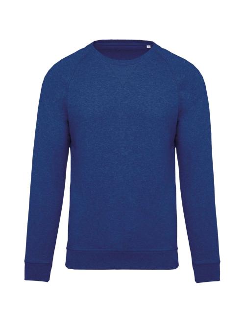 MEN'S ORGANIC COTTON CREW NECK RAGLAN SLEEVE SWEATSHIRT