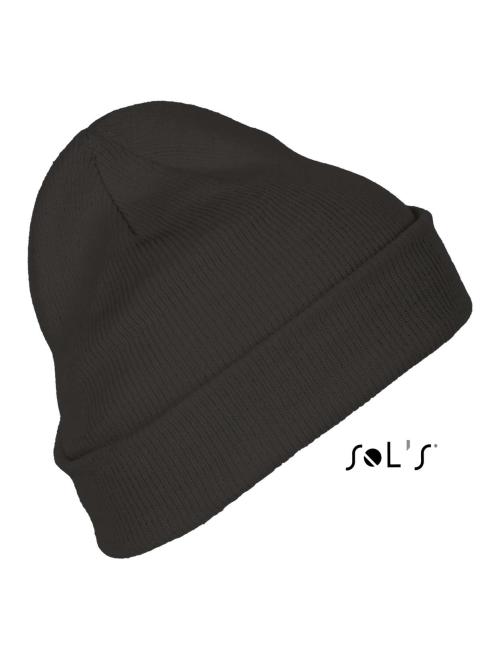 PITTSBURGH - SOLID-COLOUR BEANIE WITH CUFFED DESIGN