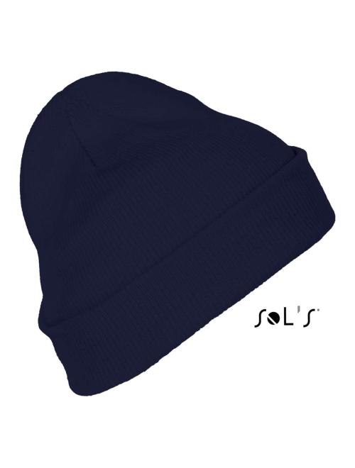 PITTSBURGH - SOLID-COLOUR BEANIE WITH CUFFED DESIGN