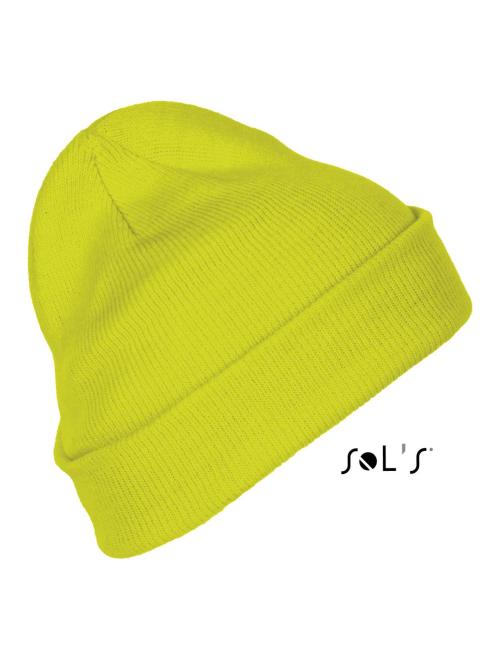 PITTSBURGH - SOLID-COLOUR BEANIE WITH CUFFED DESIGN