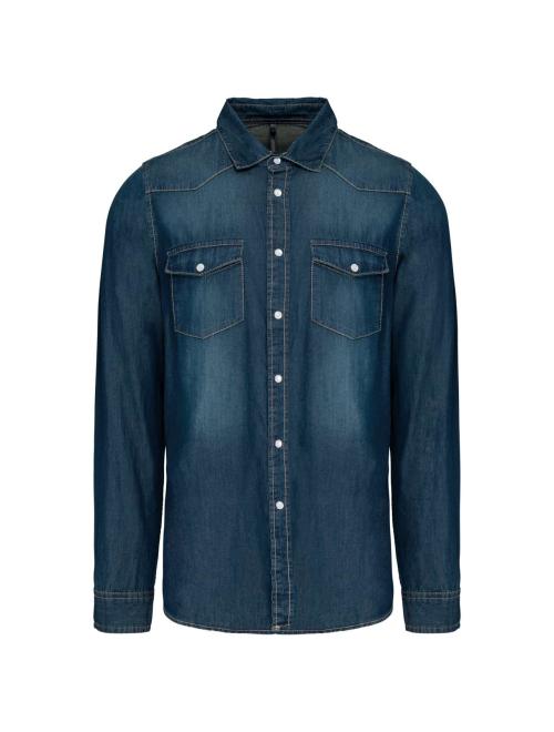 MEN'S LONG-SLEEVED DENIM SHIRT MEN'S LONG-SLEEVED DENIM SHIRT