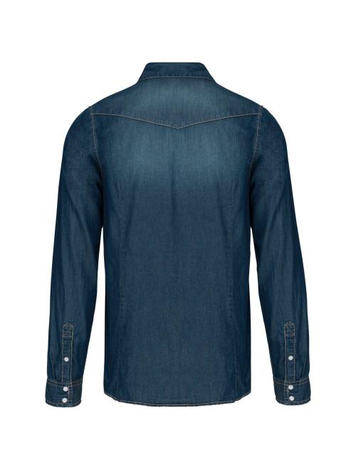 MEN'S LONG-SLEEVED DENIM SHIRT MEN'S LONG-SLEEVED DENIM SHIRT