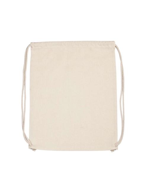 ORGANIC COTTON BACKPACK WITH DRAWSTRING CARRY HANDLES