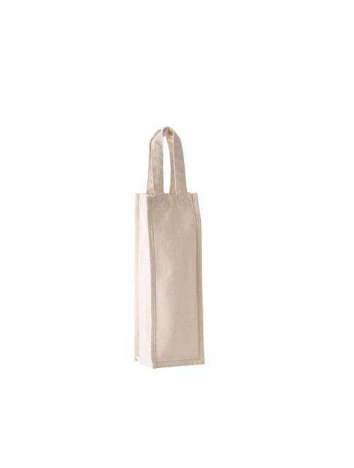 COTTON CANVAS BOTTLE BAG