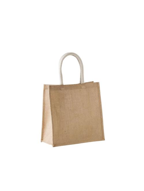 JUTE CANVAS TOTE - LARGE