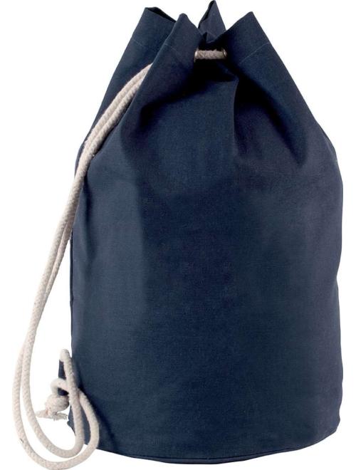 COTTON SAILOR-STYLE BAG WITH DRAWSTRING