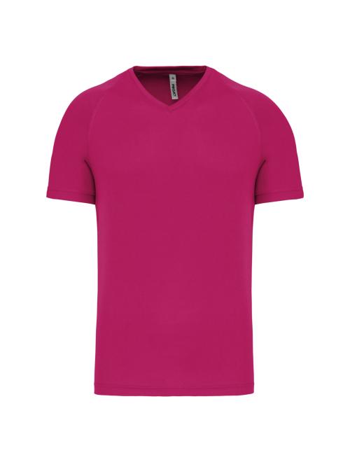 MEN’S V-NECK SHORT SLEEVE SPORTS T-SHIRT