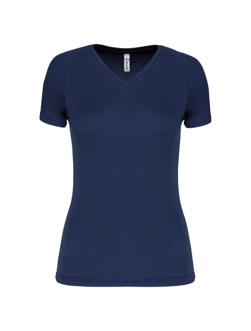 LADIES’ V-NECK SHORT SLEEVE SPORTS T-SHIRT LADIES’ V-NECK SHORT SLEEVE SPORTS T-SHIRT