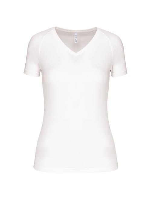 LADIES’ V-NECK SHORT SLEEVE SPORTS T-SHIRT LADIES’ V-NECK SHORT SLEEVE SPORTS T-SHIRT