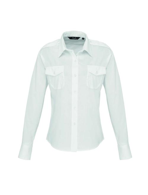 WOMEN'S LONG SLEEVE PILOT SHIRT