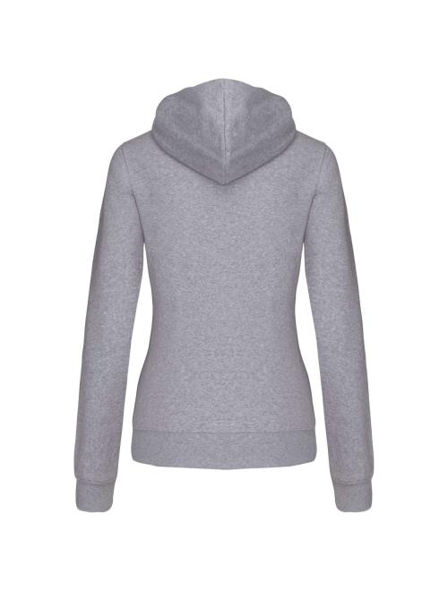 LADIES’ CONTRAST HOODED FULL ZIP SWEATSHIRT LADIES’ CONTRAST HOODED FULL ZIP SWEATSHIRT