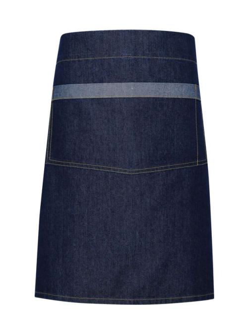 'DOMAIN' CONTRAST DENIM WAIST APRON