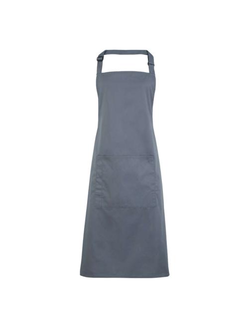 ‘COLOURS’ BIB APRON WITH POCKET